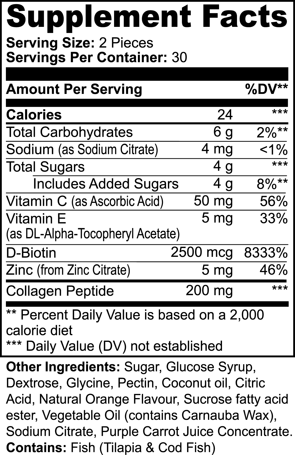 NON-GMO Collagen Gummies